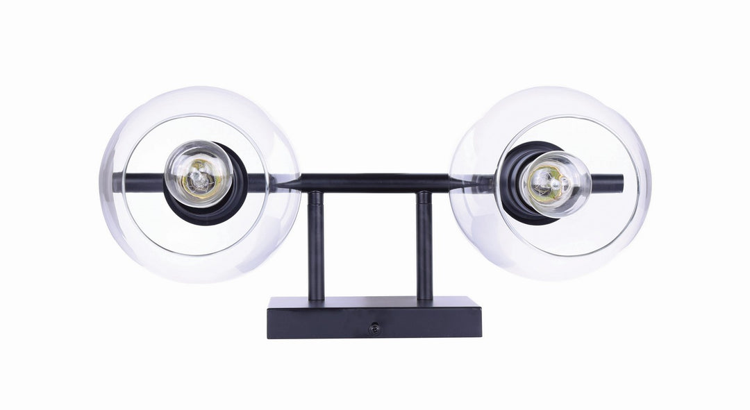 Canarm Canada - IVL1019A02BK - Two Light Vanity - Cain - Black