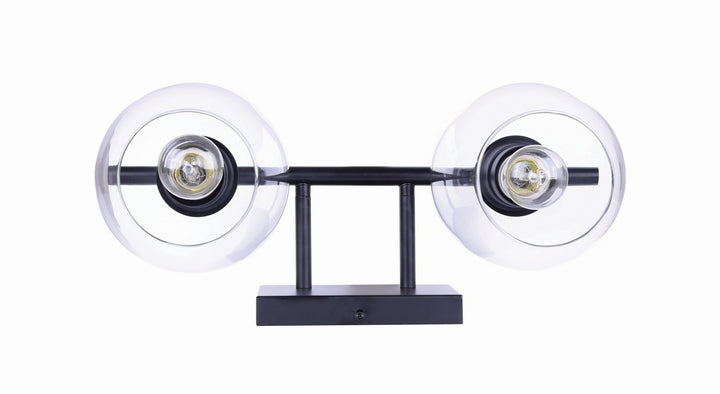 Canarm Canada - IVL1019A02BK - Two Light Vanity - Cain - Black