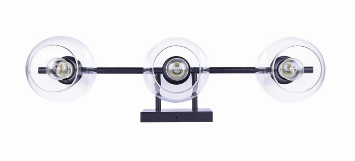 Canarm Canada - IVL1019A03BK - Three Light Vanity - Cain - Black