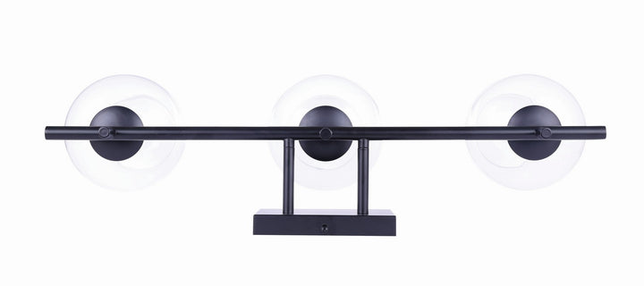 Canarm Canada - IVL1019A03BK - Three Light Vanity - Cain - Black