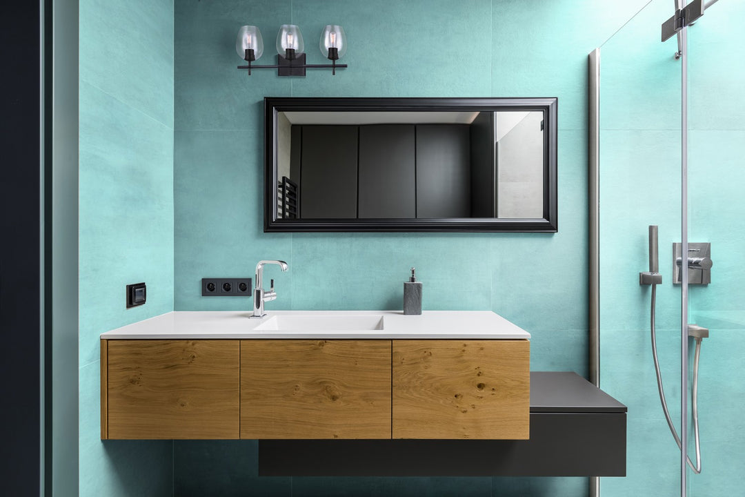 Canarm Canada - IVL1019A03BK - Three Light Vanity - Cain - Black