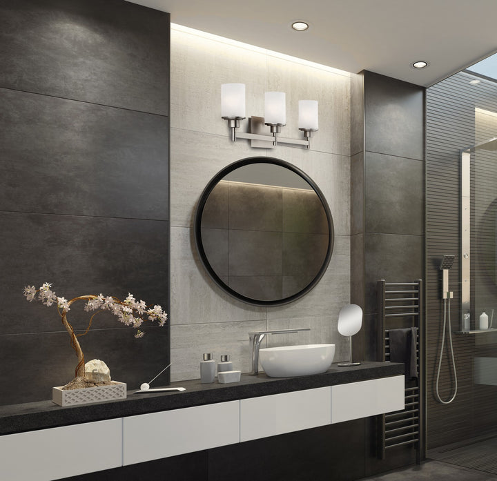Canarm Canada - IVL408A03BN - Three Light Vanity - Lyndi - Brushed Nickel