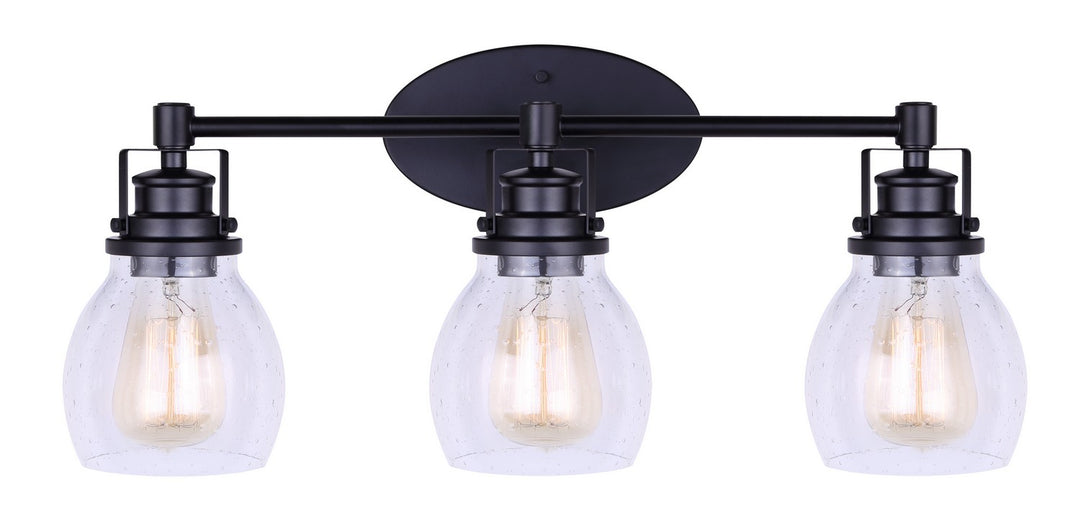 Canarm Canada - IVL705A03BK - Three Light Vanity - Carson - Metal