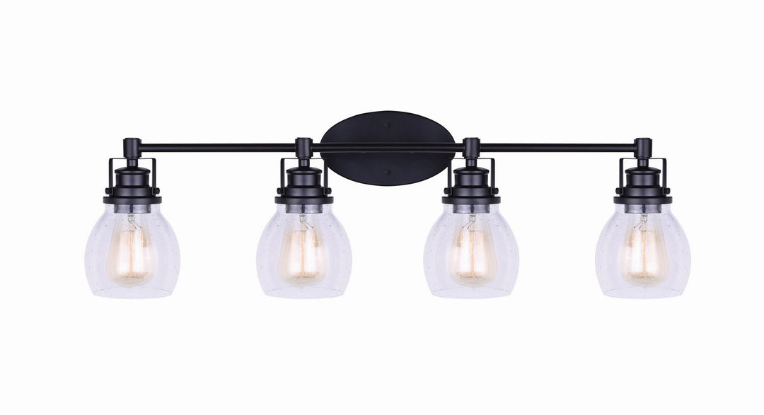 Canarm Canada - IVL705A04BK - Four Light Vanity - Carson - Black