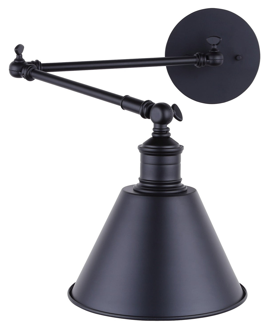 Canarm Canada - IWF582A01BK - One Light Wall Sconce - Morocco - Black