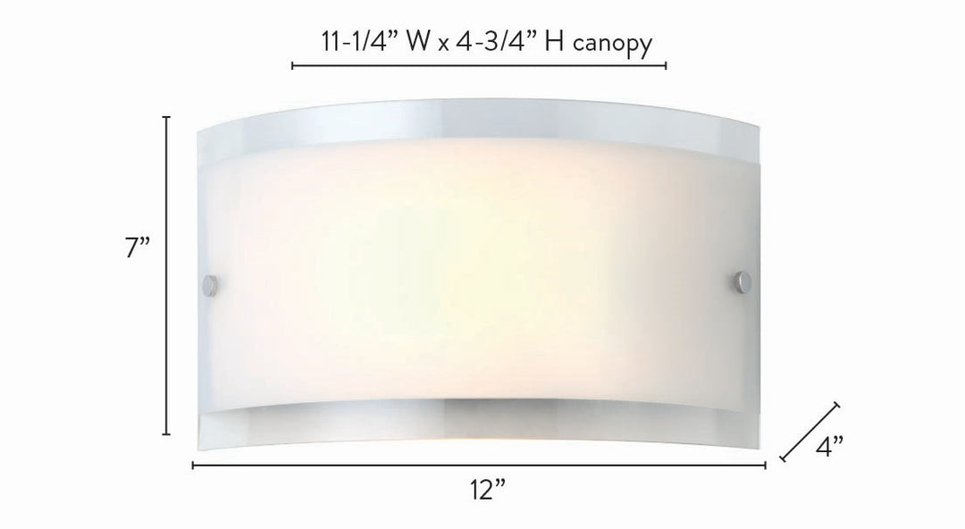 Canarm Canada - IWL228B01CH - One Light Wall Sconce - Logan - Chrome