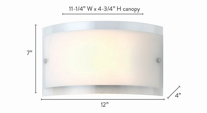 Canarm Canada - IWL228B01CH - One Light Wall Sconce - Logan - Chrome