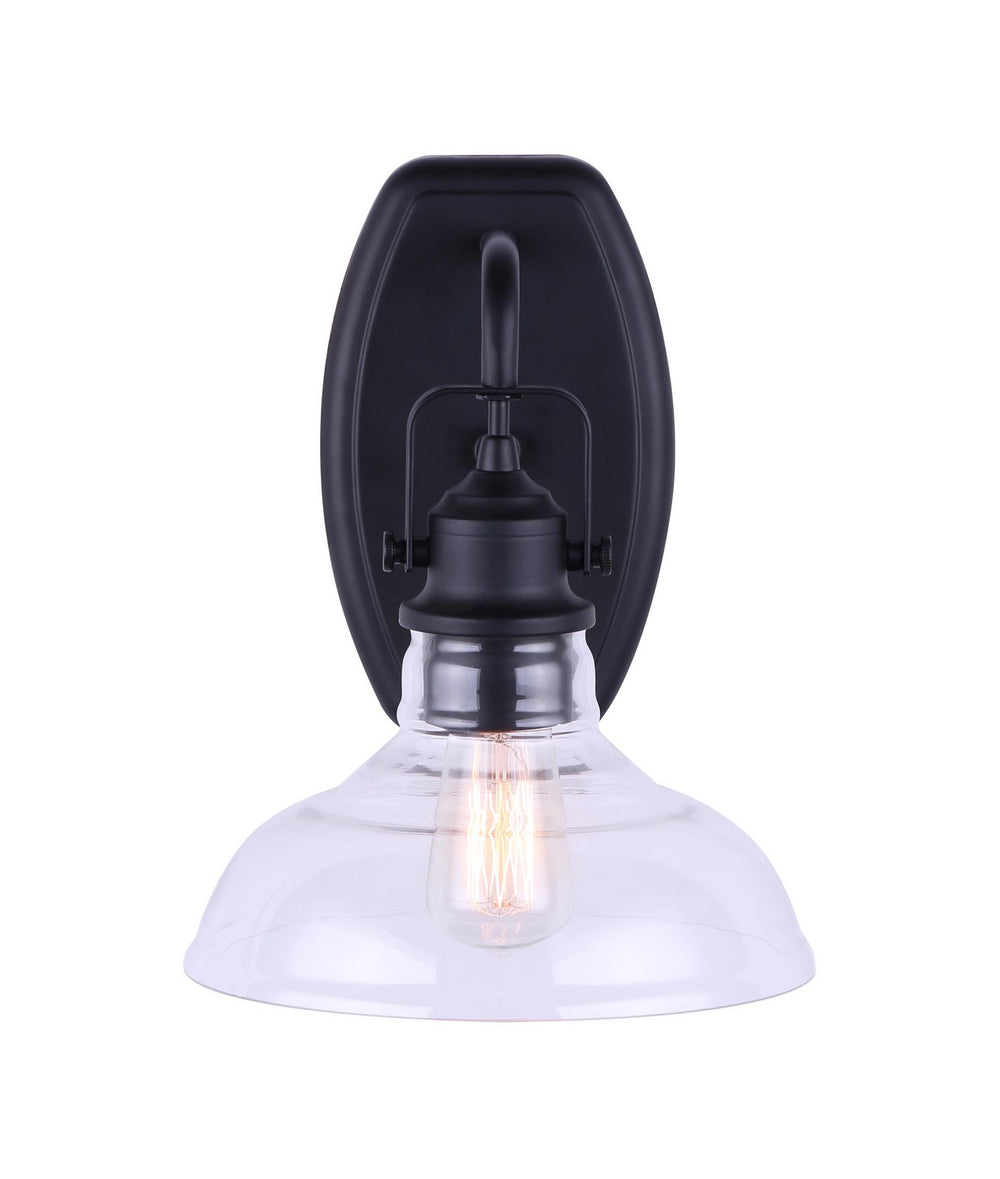 Canarm Canada - IWL505B01BK - One Light Wall Sconce - Farrell - Metal