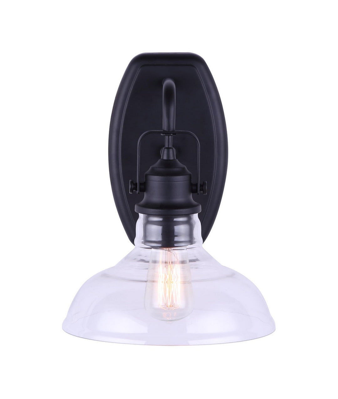 Canarm Canada - IWL505B01BK - One Light Wall Sconce - Farrell - Metal