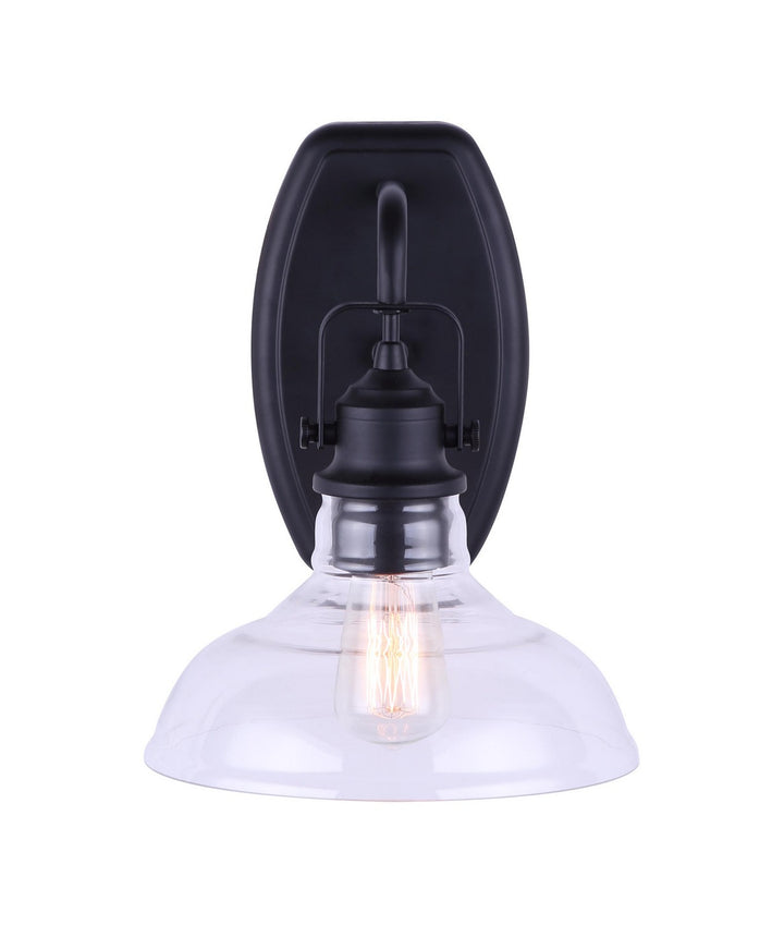 Canarm Canada - IWL505B01BK - One Light Wall Sconce - Farrell - Metal