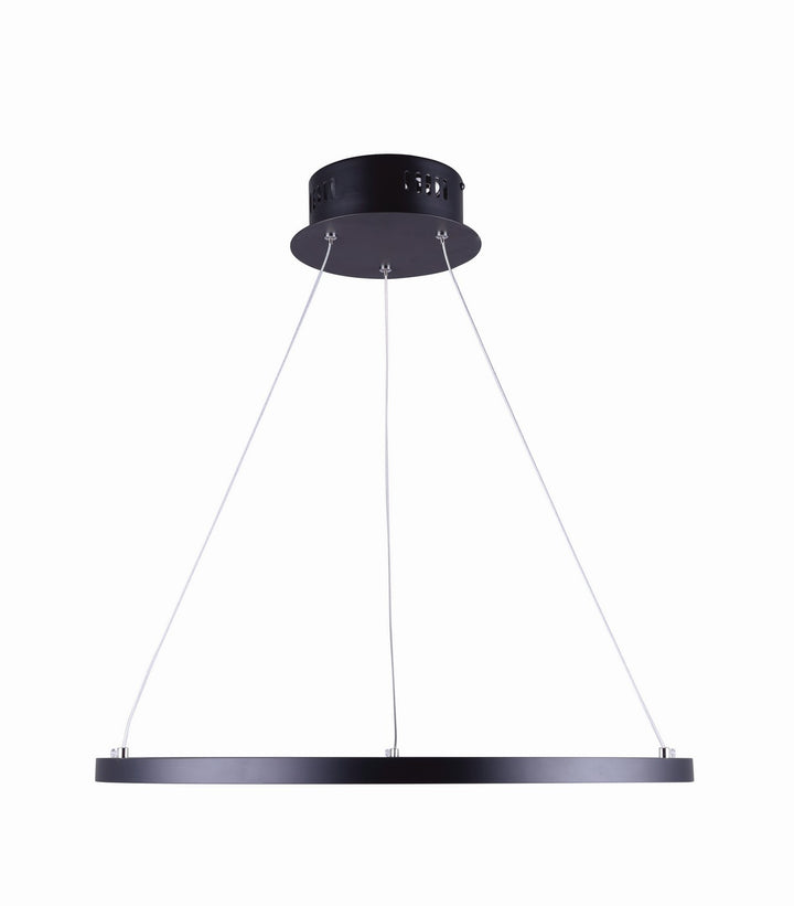 Lexie LED Chandelier in Black - available from The Lighting Shoppe, trusted by Canadian homeowners