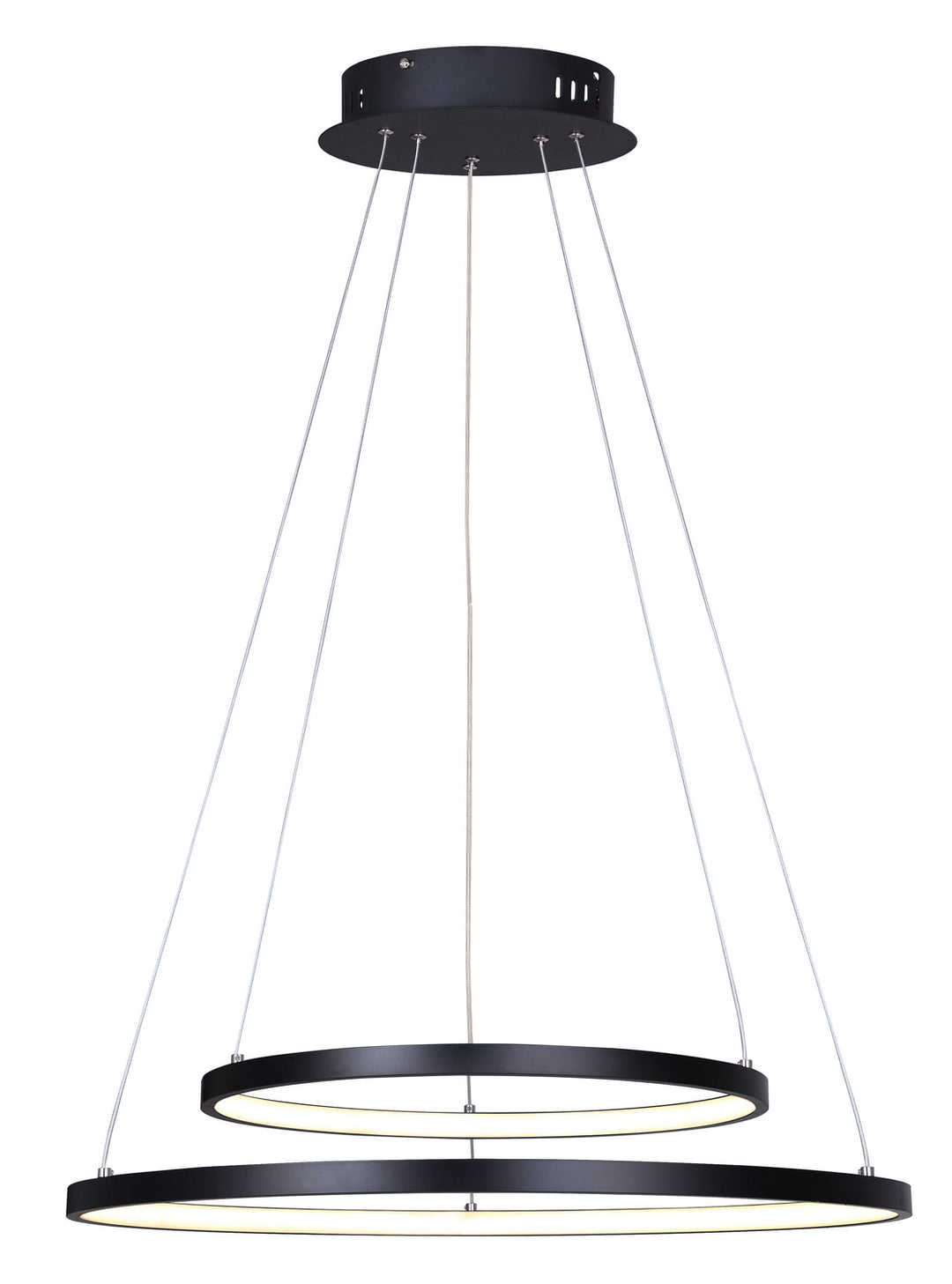 Lexie LED Chandelier in Black - available from The Lighting Shoppe, trusted by Canadian homeowners
