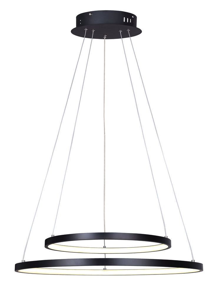Lexie LED Chandelier in Black - available from The Lighting Shoppe, trusted by Canadian homeowners