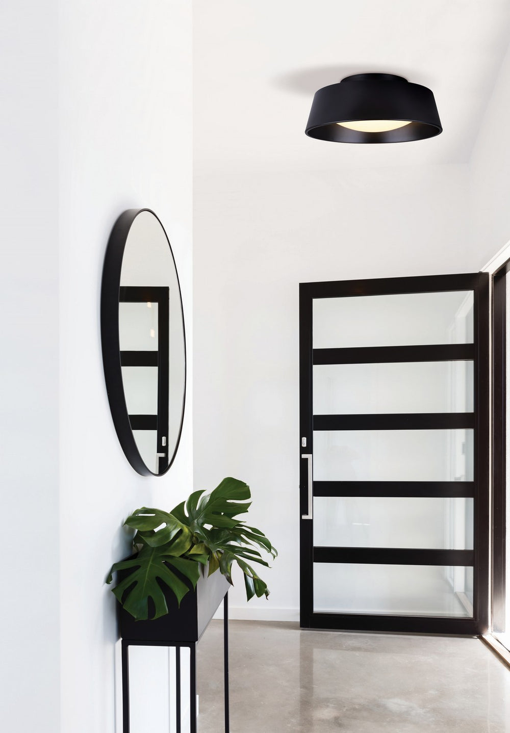 Canarm Canada - LFM131A14BK - LED Flush Mount - Dion - Black