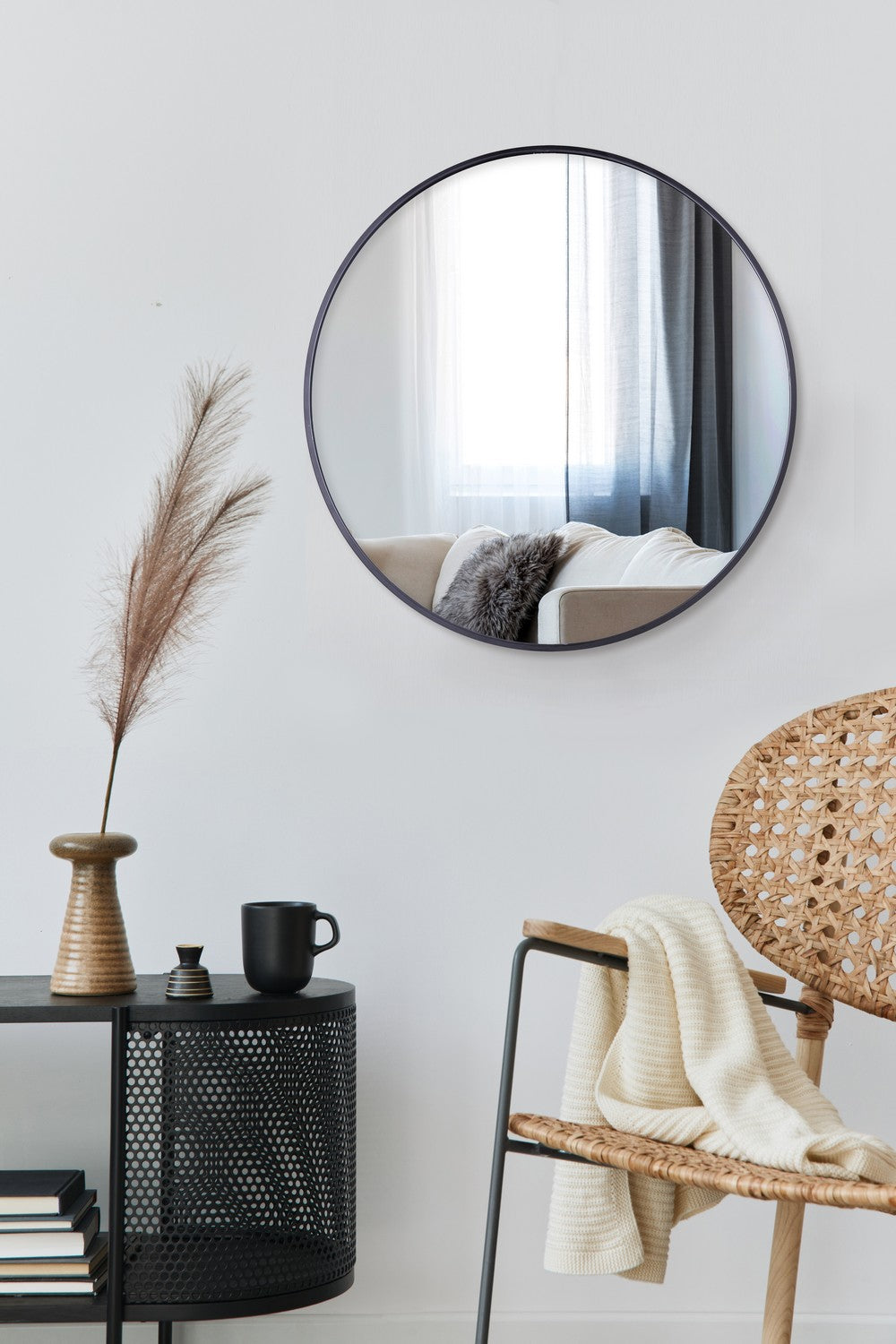 Canarm Canada - R1MBK32 - Mirror - Round Mirror - Black