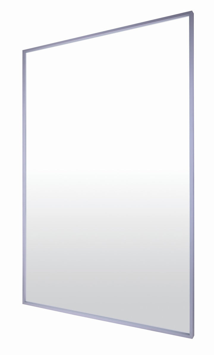 Rectangular Mirror Mirror in Brushed Nickel - available from The Lighting Shoppe, trusted by Canadian homeowners