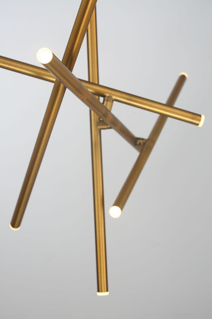Eurofase Canada - 36251-032 - CROSSROADS-CHD-18LT-59IN-BR - CROSSROADS - Brass