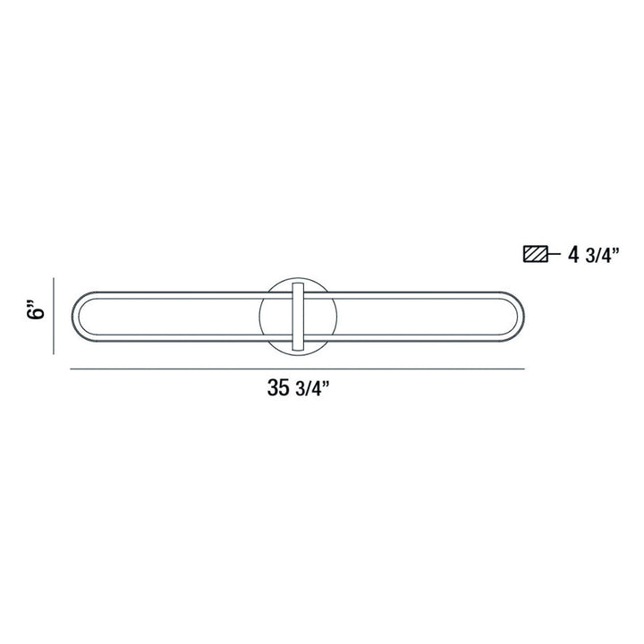 Eurofase Canada - 37041-021 - BOTTON-WSC-36IN-GD-WH - BOTTON - Gold