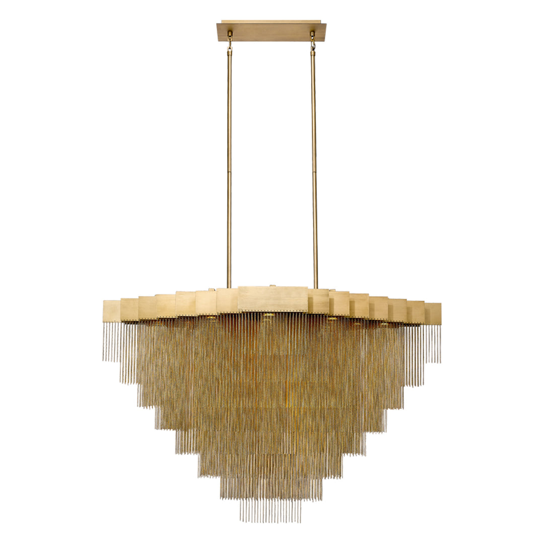 Bloomfield LED Chandelier in Gold - available from The Lighting Shoppe, trusted by Canadian homeowners