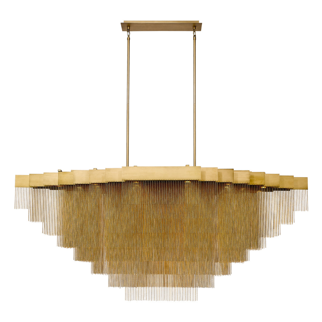 Bloomfield LED Chandelier in Gold - available from The Lighting Shoppe, trusted by Canadian homeowners