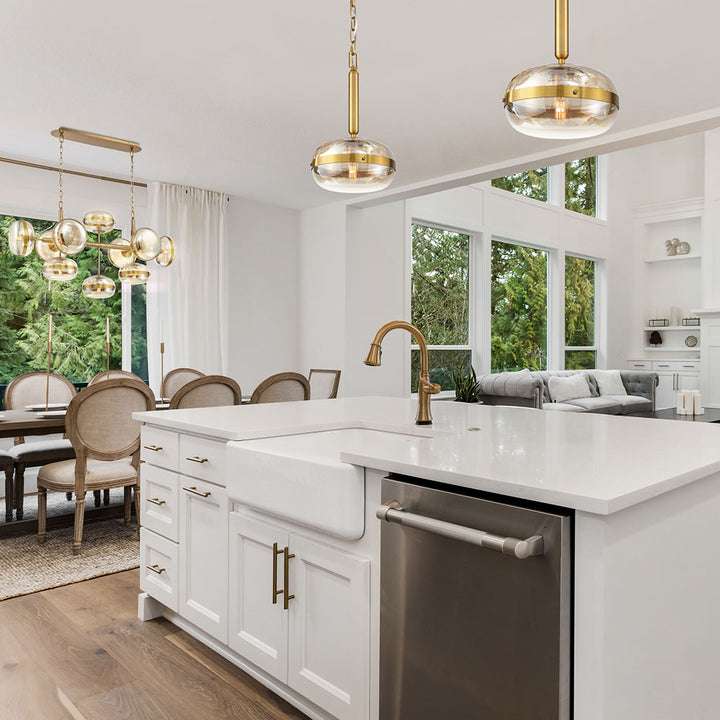 Eurofase Canada - 37196-011 - NOTTINGHAM-PEN-18IN-BR - NOTTINGHAM - Brass