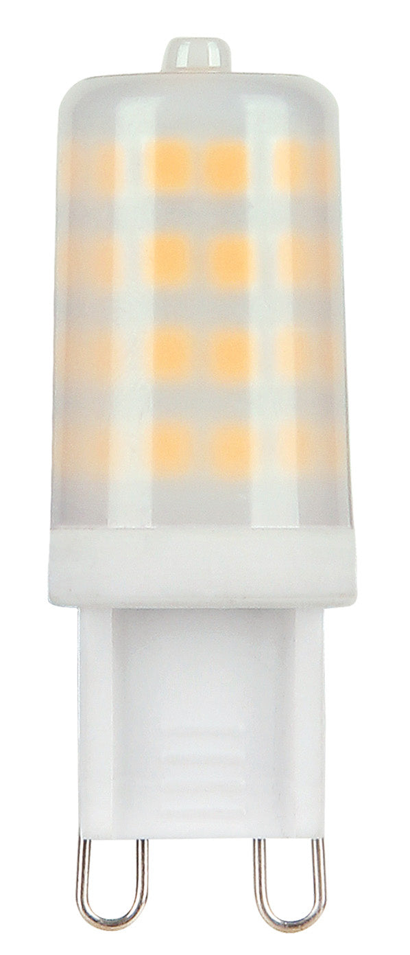 G9 LED Light Bulb in White/Satin - available from The Lighting Shoppe, trusted by Canadian homeowners