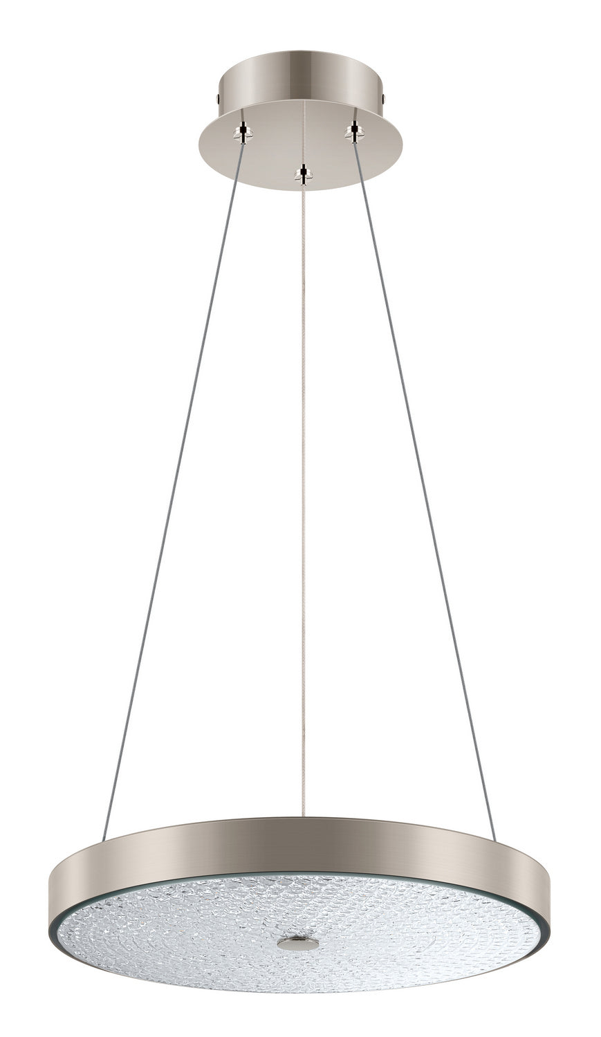 Arezzo 3 LED Pendant in Matte Nickel - available from The Lighting Shoppe, trusted by Canadian homeowners