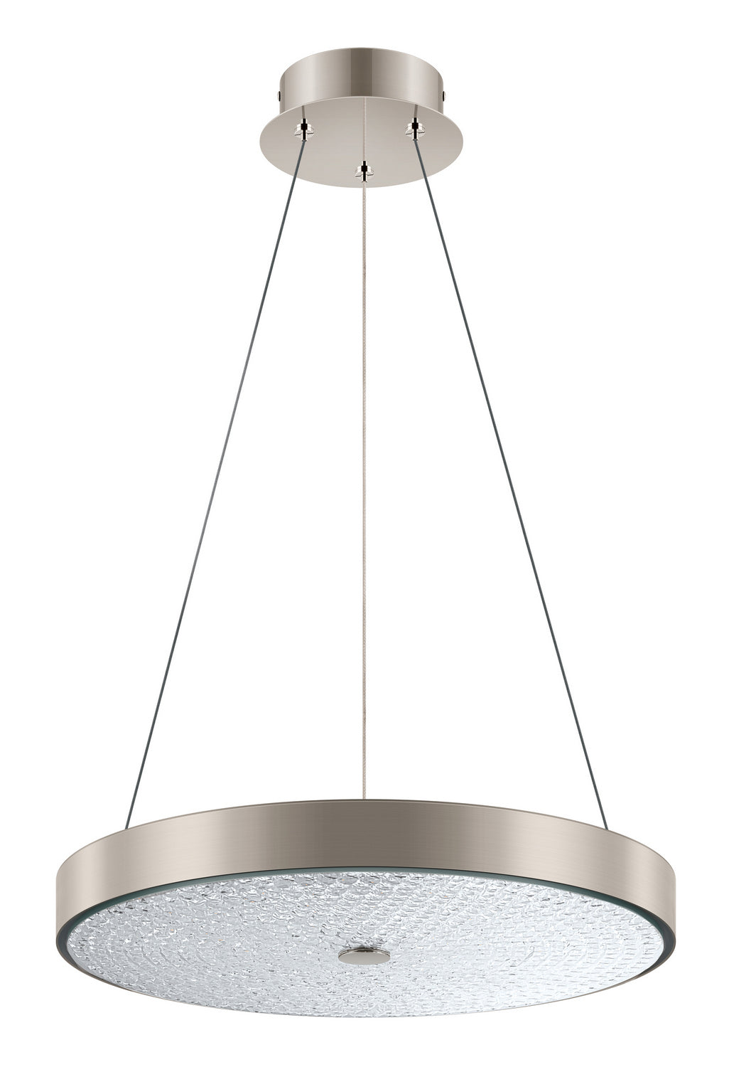 Arezzo 3 LED Suspension in Matte Nickel - available from The Lighting Shoppe, trusted by Canadian homeowners