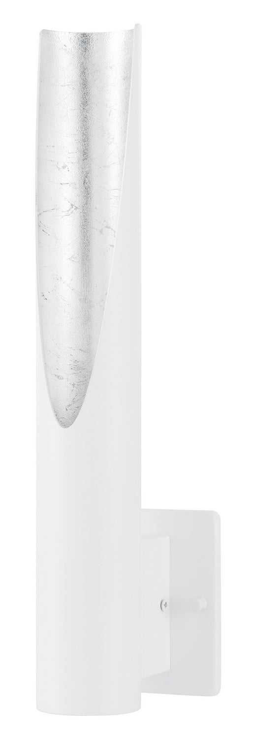 Barbotto LED Wall Sconce in White & Silver - available from The Lighting Shoppe, trusted by Canadian homeowners