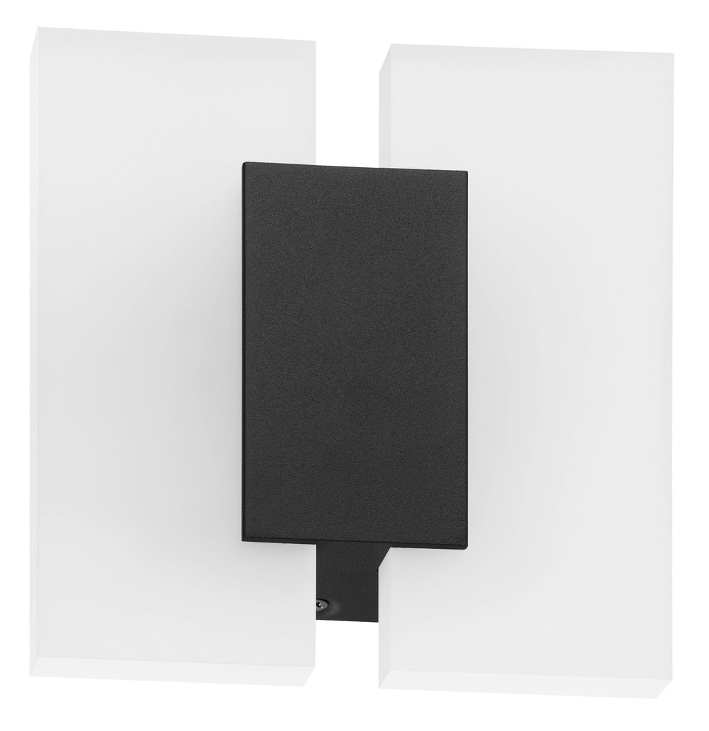 Metrass 2 LED Wall Sconce in Black - available from The Lighting Shoppe, trusted by Canadian homeowners