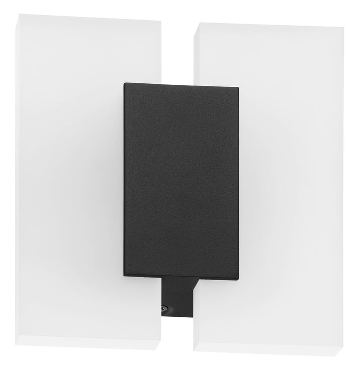 Metrass 2 LED Wall Sconce in Black - available from The Lighting Shoppe, trusted by Canadian homeowners