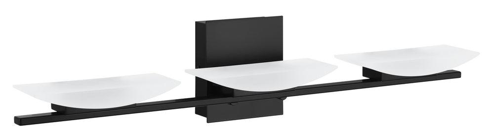 Metrass 3 LED Bath/Vanity in Matt Black - available from The Lighting Shoppe, trusted by Canadian homeowners