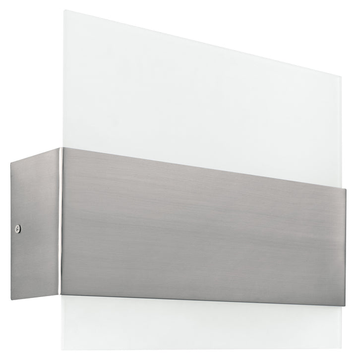 Nikita Led LED Wall Sconce in Matte Nickel - available from The Lighting Shoppe, trusted by Canadian homeowners