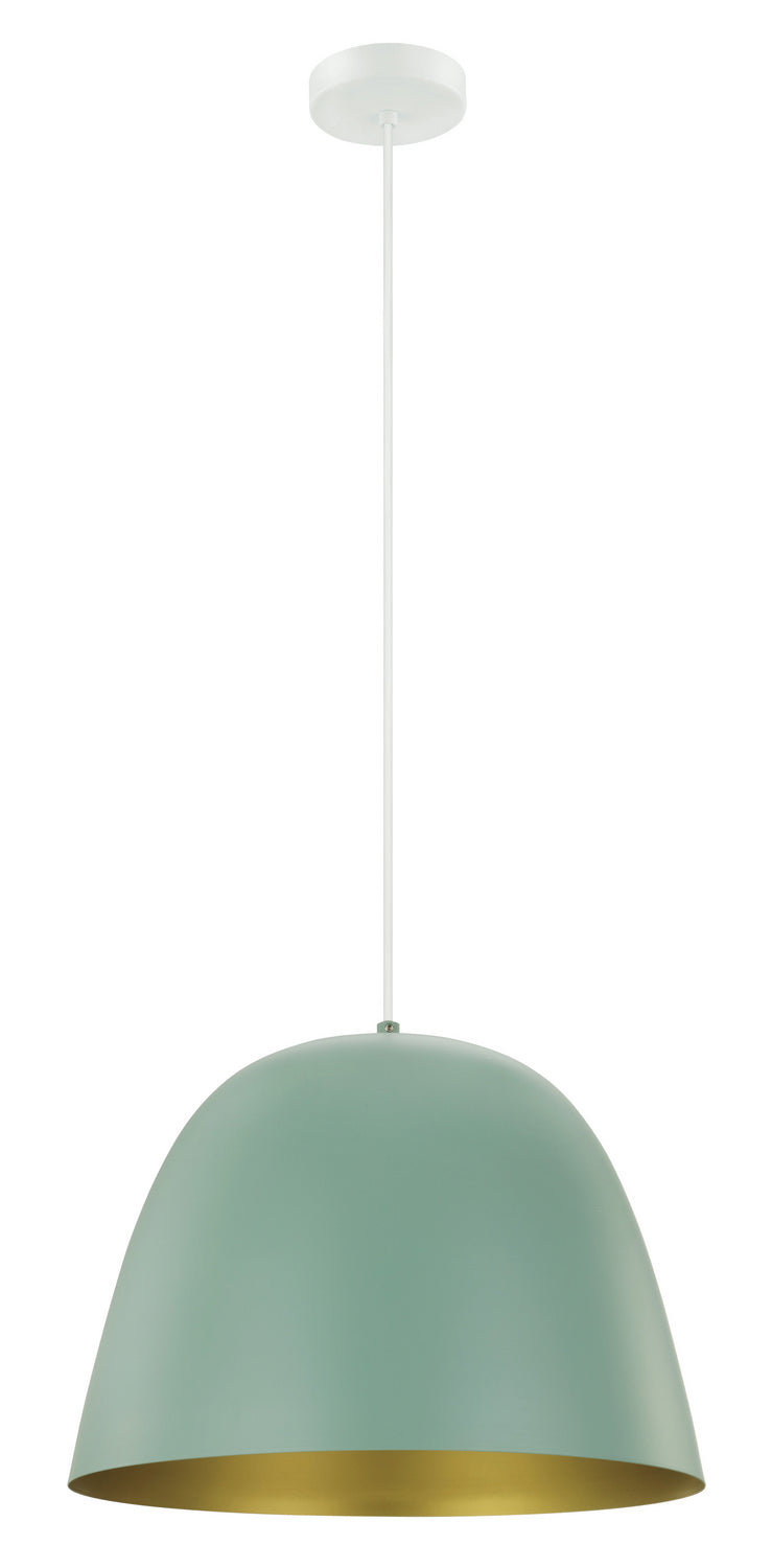 Coretto-P One Light Pendant in Patel Green - available from The Lighting Shoppe, trusted by Canadian homeowners