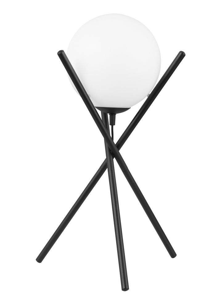 Salvezinas One Light Table Lamp in Matte Black - available from The Lighting Shoppe, trusted by Canadian homeowners