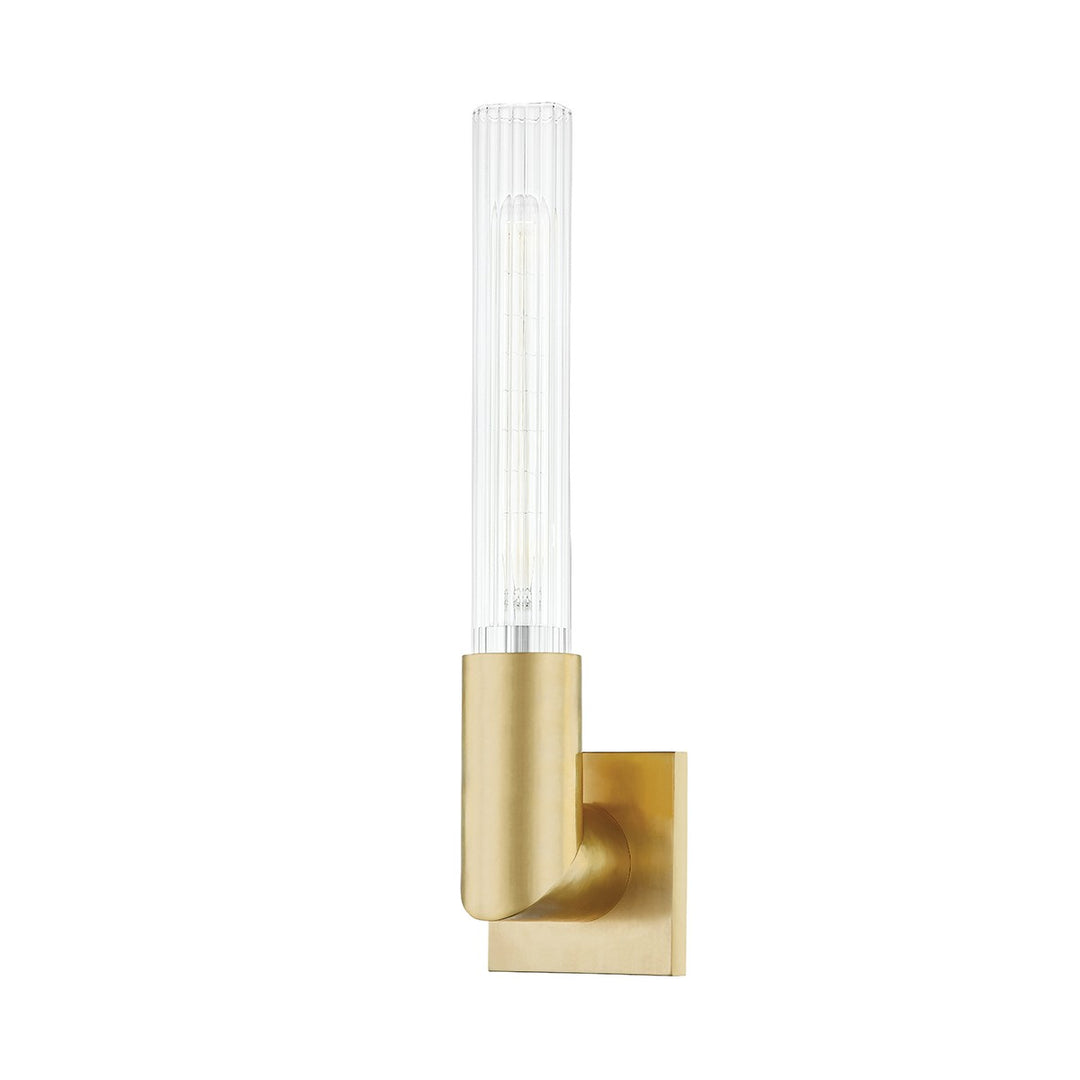 Hudson Valley Canada - 1201-AGB - One Light Wall Sconce - Asher - Aged Brass