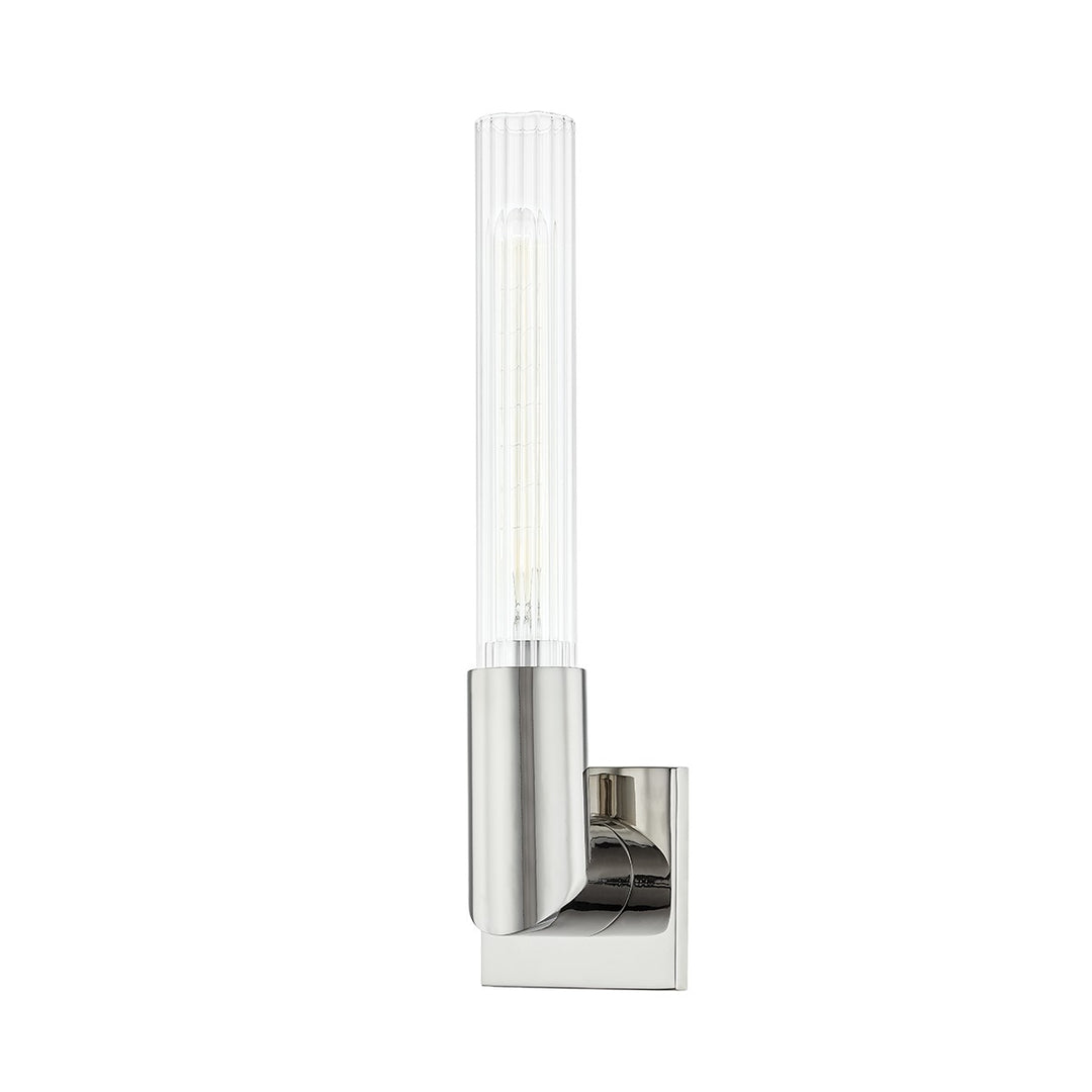 Hudson Valley Canada - 1201-PN - One Light Wall Sconce - Asher - Polished Nickel