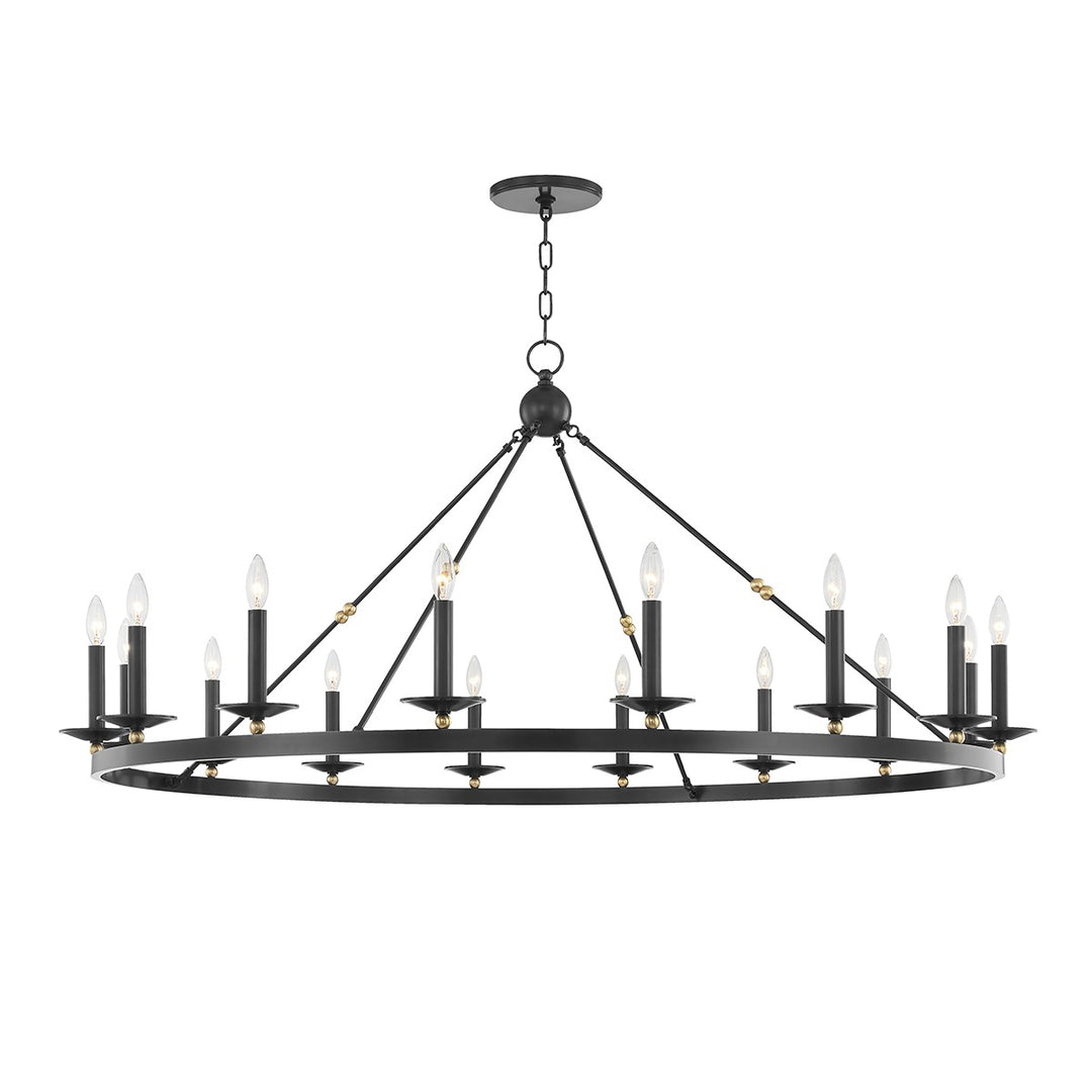 Allendale 16 Light Chandelier in Aged Old Bronze - available from The Lighting Shoppe, trusted by Canadian homeowners