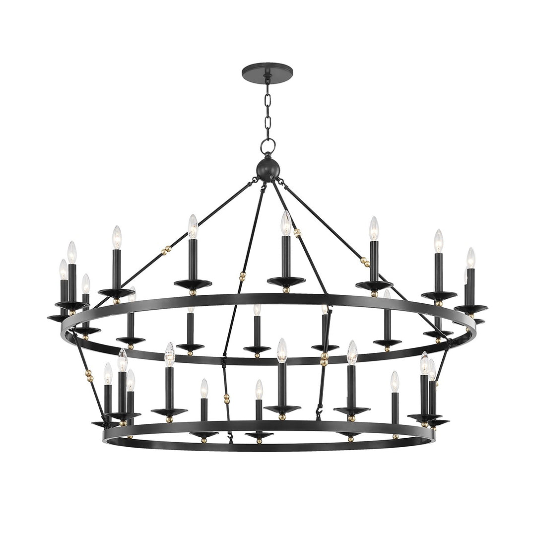 Allendale 28 Light Chandelier in Aged Old Bronze - available from The Lighting Shoppe, trusted by Canadian homeowners