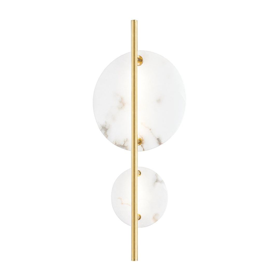 Croft LED Wall Sconce in Aged Brass - available from The Lighting Shoppe, trusted by Canadian homeowners