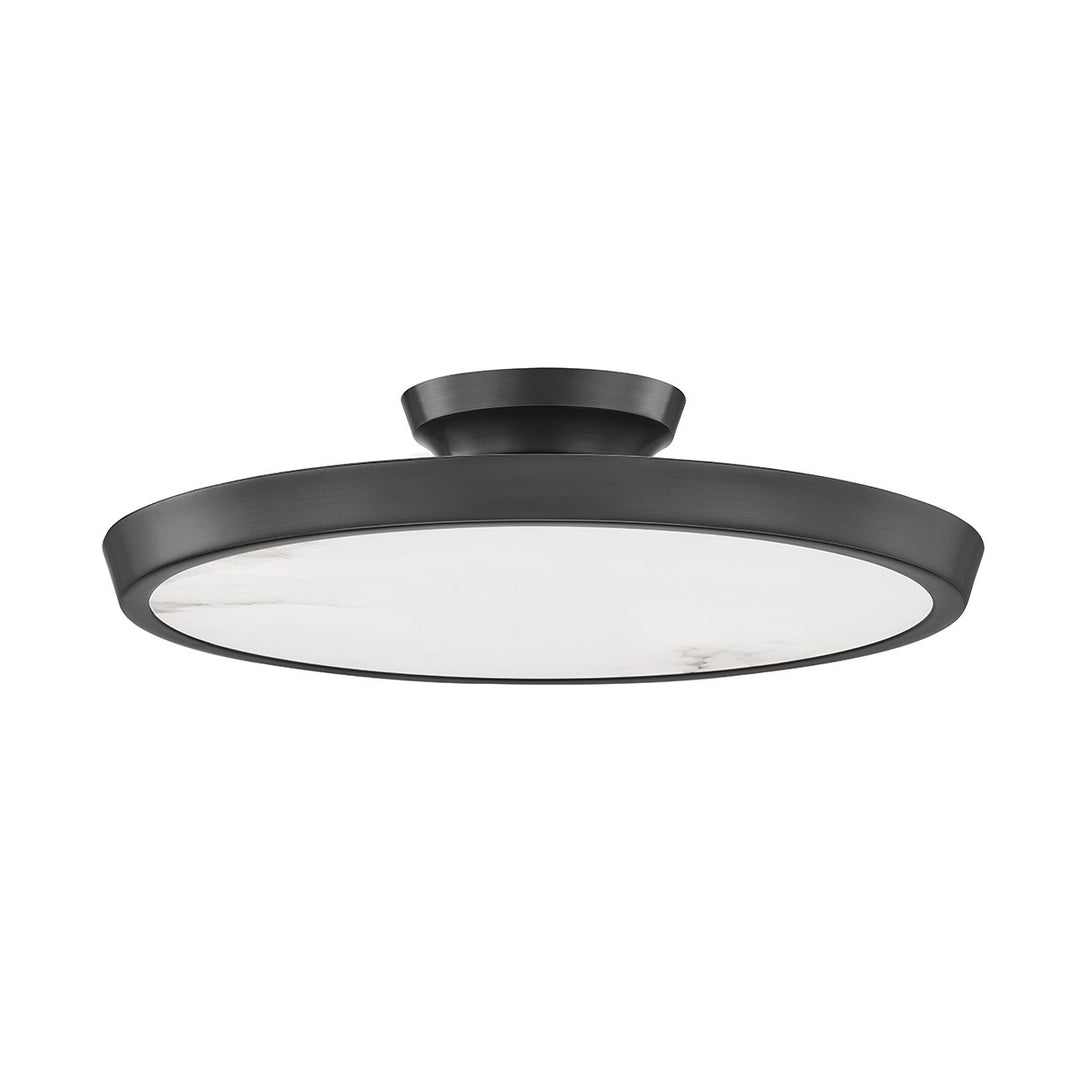 Draper LED Flush Mount in Old Bronze - available from The Lighting Shoppe, trusted by Canadian homeowners