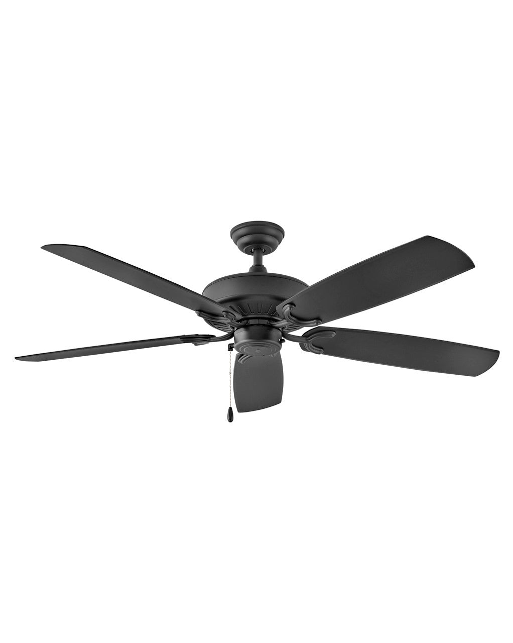 Oasis 60"Ceiling Fan in Matte Black - available from The Lighting Shoppe, trusted by Canadian homeowners