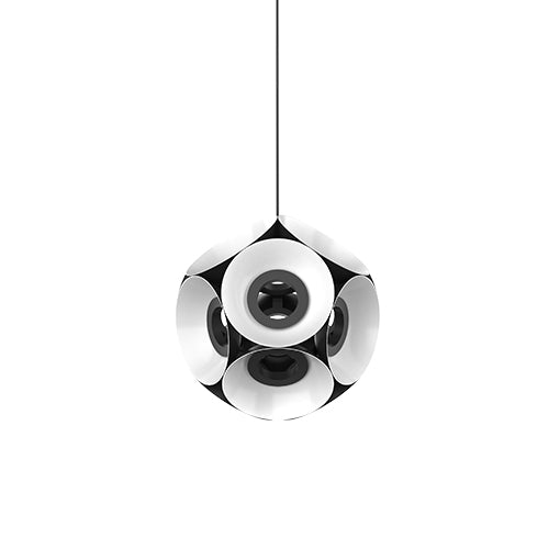 Magellan LED Chandelier in Black/White - available from The Lighting Shoppe, trusted by Canadian homeowners