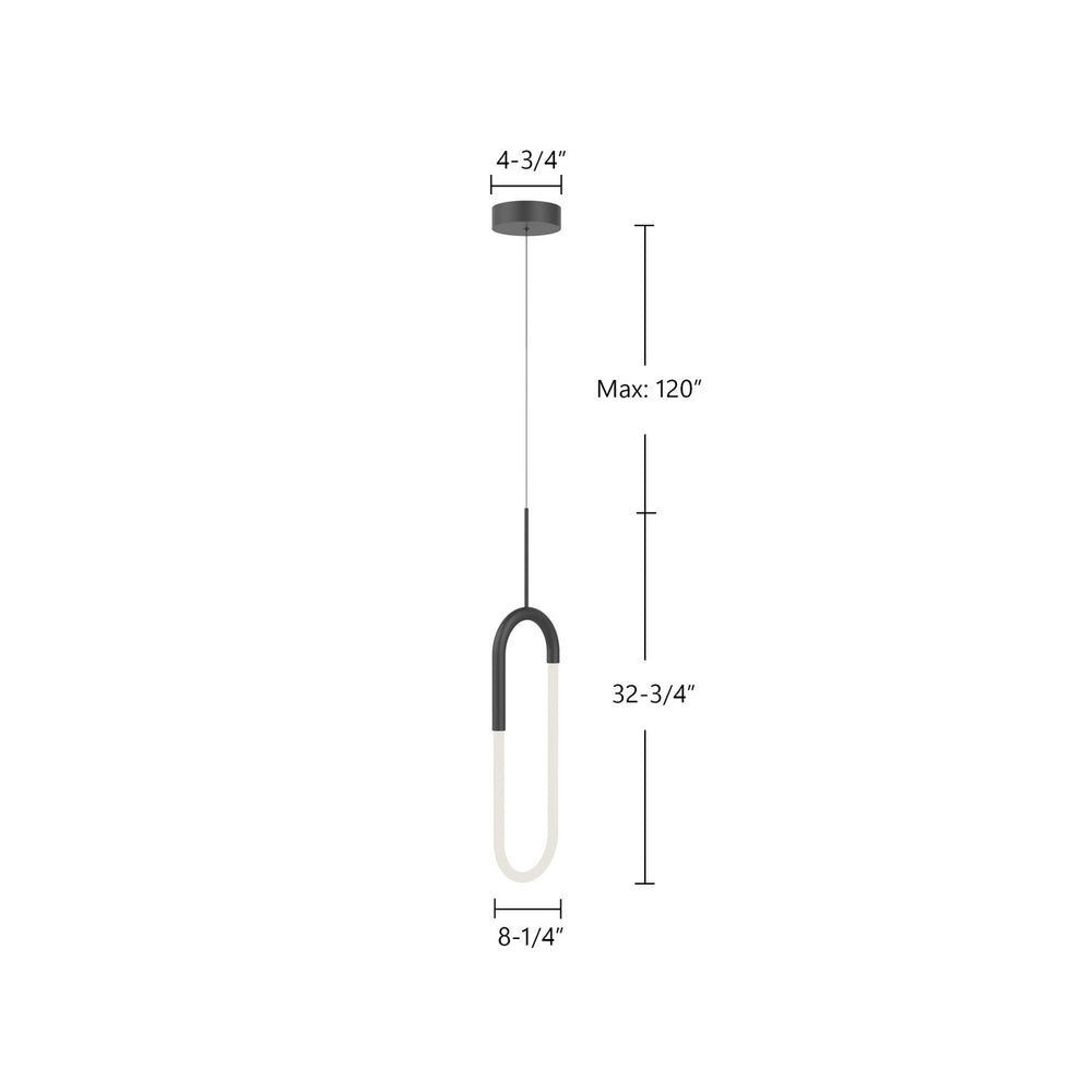 Kuzco Canada - PD95108-BK - LED Pendant - Huron - Black