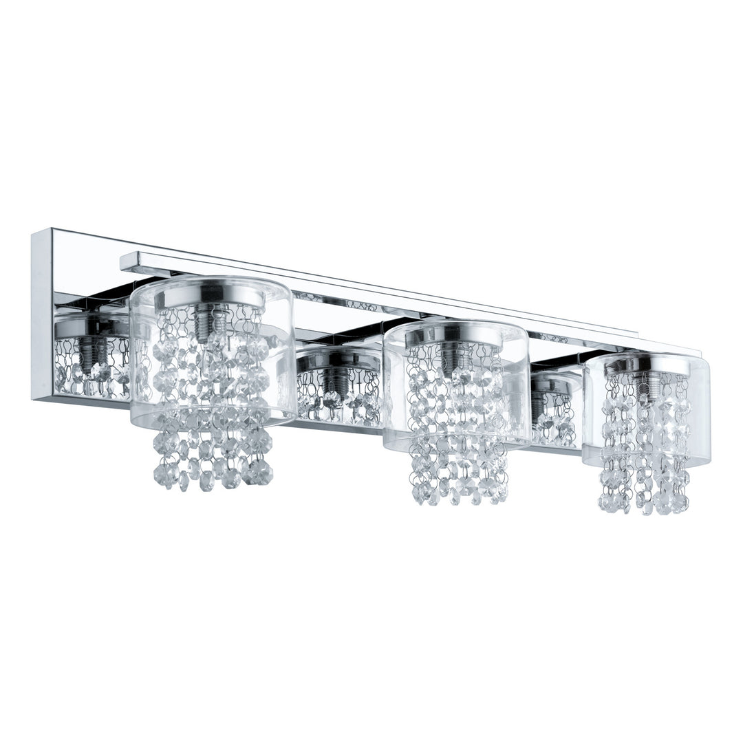 Kissling Three Light Vanity in Chrome - available from The Lighting Shoppe, trusted by Canadian homeowners