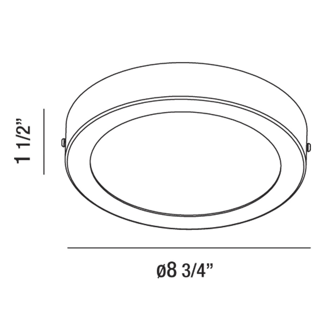 Eurofase Canada - 29870-30-011 - LED Flush Mount - Brant - White ...
