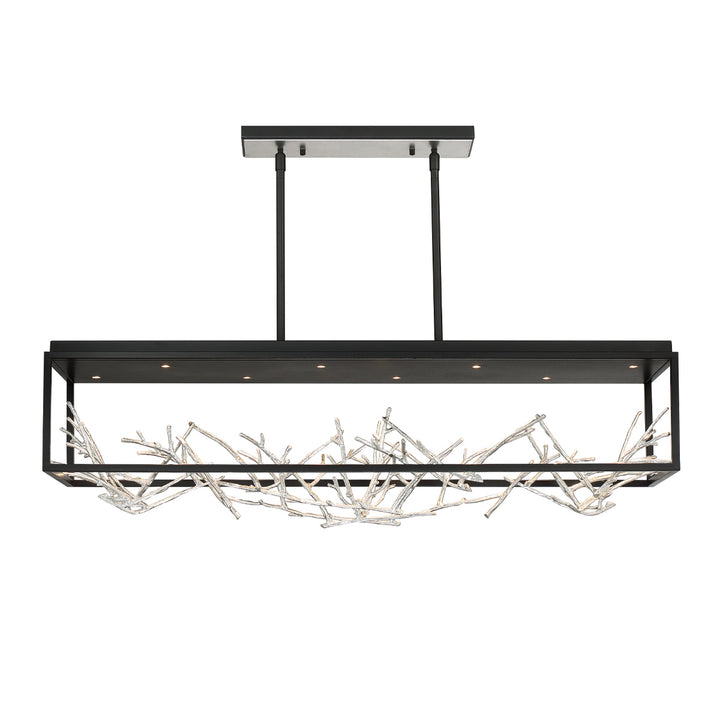 Eurofase Canada - 35642-023 - AERIE-CHD-8LT-42IN-SBM - AERIE - Silver-Black