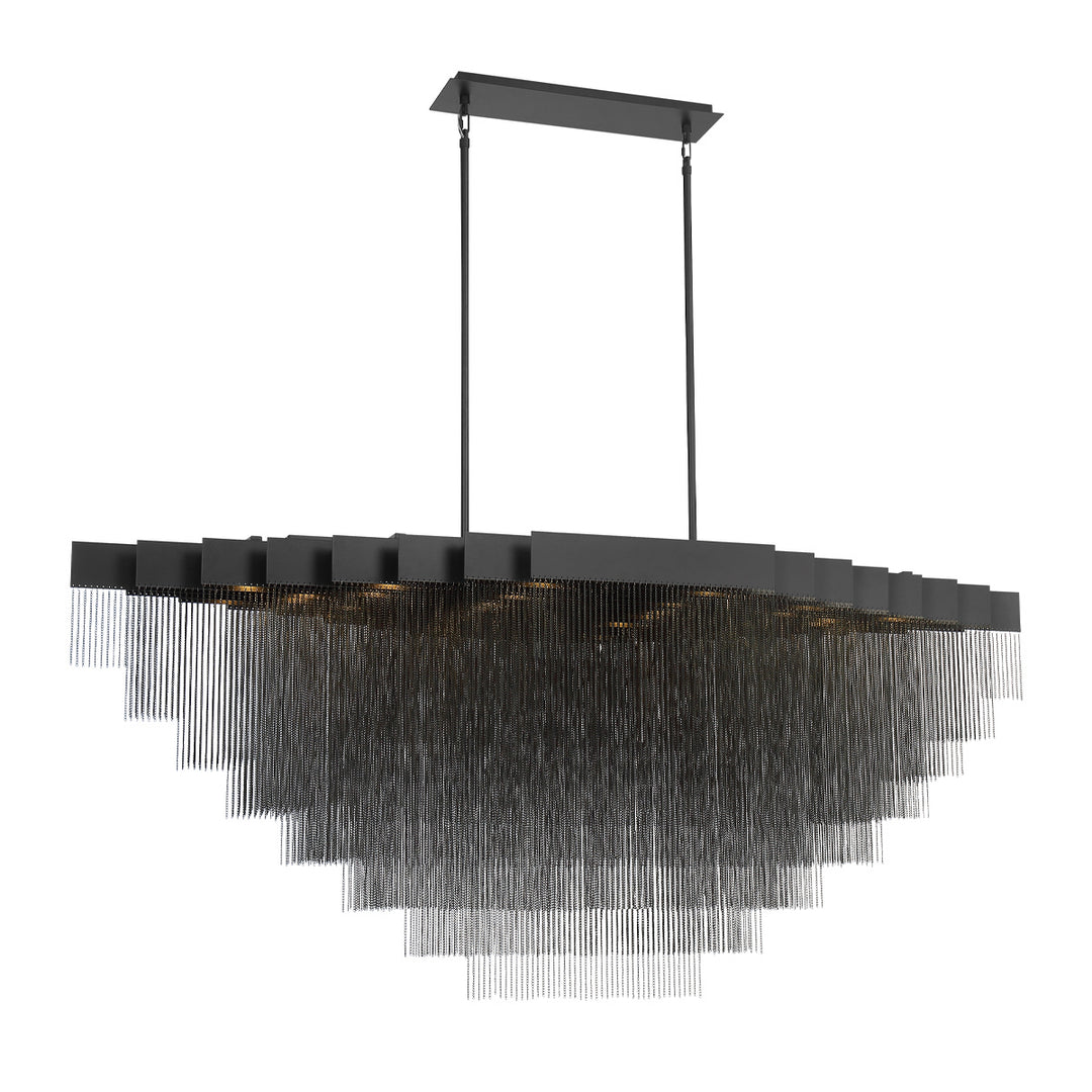 Bloomfield LED Chandelier in Black - available from The Lighting Shoppe, trusted by Canadian homeowners