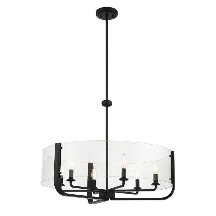 Eurofase Canada - 38155-031 - CAMPISI-CHD-6LT-28IN-BK-CL - CAMPISI - Black