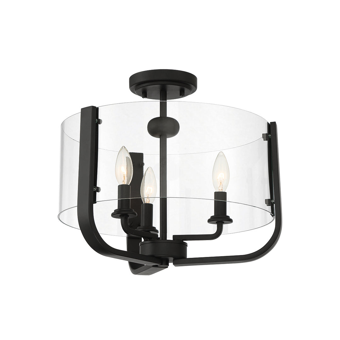 Eurofase Canada - 38156-038 - CAMPISI-FM-3LT-16IN-BK-CL - CAMPISI - Black